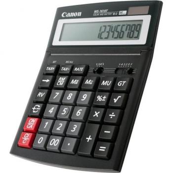 Calculadora Solar Canon WS-1610T, Pantalla Amplia de 16 Dígitos, Ideal para Oficina