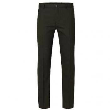 Neil Slim Fit Pantaloni Verde Oscuro 44