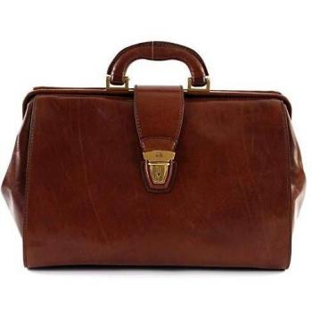 Brown one-size handbag for men and women by The Bridge