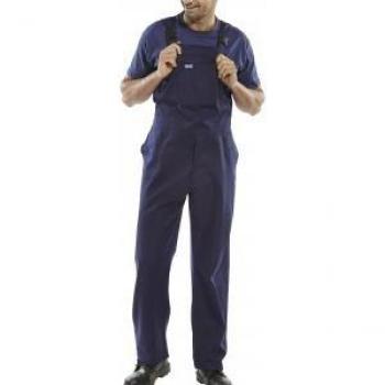 Beeswift Click Original Workwear CDBBN Bib & Brace Navy 34