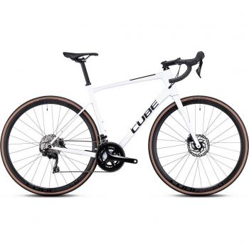 Cube Attain GTC Race Road Bike 2024 XL White/Black