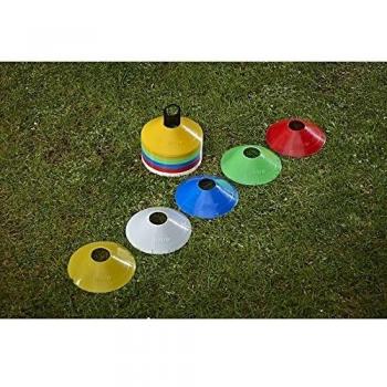 Mitre 50 x Conical Multi-Coloured Agility Training Cones