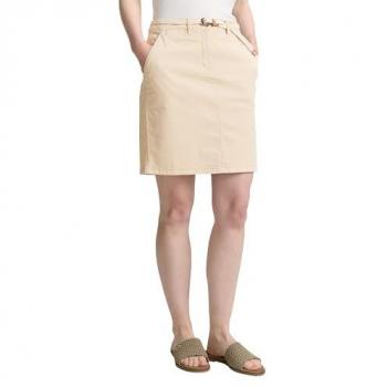 Tom Tailor Chino Rock für Damen, beige, mit Gürtel, Größe 34