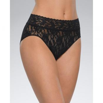Braga alta de encaje negra Hanky Panky