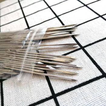 Leather Craft Triangular Pin Stitches – 100 Stainless Steel Needles