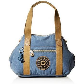 Kipling Women's Art Mini Handbag, Stone Blue Block Design