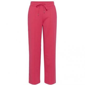 Pantaloni da donna KAFFE Jenny con stampa lampone