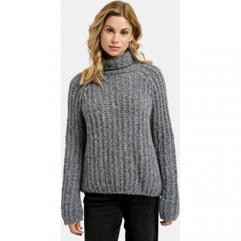 Smith & Soul Damen Strickpullover mit Rollkragen