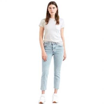 Jeans Levi's 501 Corte Corta Blu Chiaro