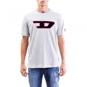 Camiseta Diesel T-Just-Division-D, Gris (Tamaño XL)