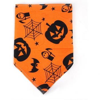Serviette décorative “Chien‑Halloween” à l’effigie du drapeau