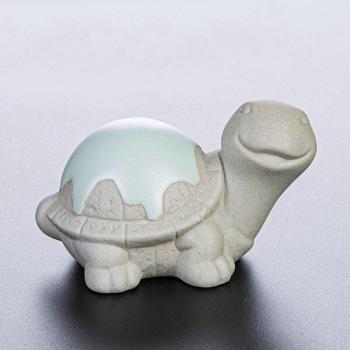 SENDIAN Small Tortoise Tea Pet for Tea Set