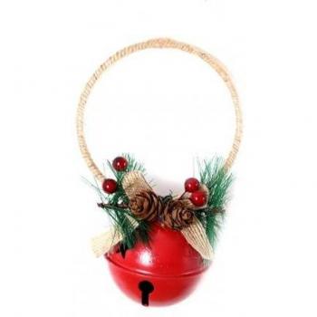 Colorful Star Shaped Bell Ornament for Christmas