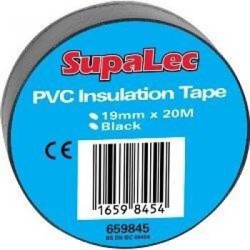 Securlec 20m Black Electrical Insulation Tape
