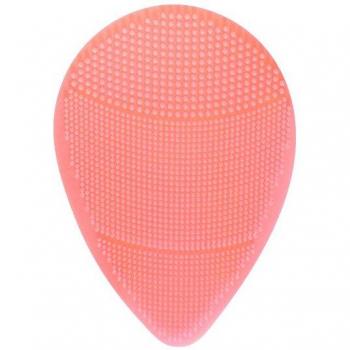 Almohadilla exfoliante de gel de sílice, cepillo facial de silicona, herramienta de limpieza, 4 colores