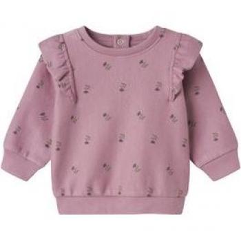 Sweatshirt NBFONULLA LS O NECK – Komfortabler V‑Neck aus Baumwolle