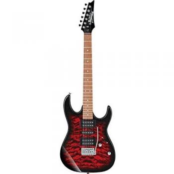 Ibanez GRX70QA TRB Gio Electric Guitar Transparent Red Burst