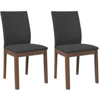 VidaXL Kissenstuhl-Set für Esszimmer 2 Stk. Braun