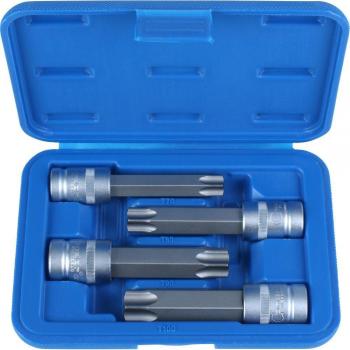 4 Pezzi Chiavi a Bussola 1/2 con Inserto Torx e Fori T70-T100 Condor