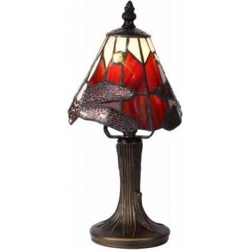 Tiffany K9 Crystal Table Lamp, 33cm, Black, Gold, Purple, Pink