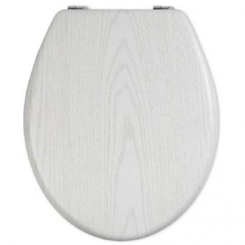 Tapa Inodoro de Madera MDF con Estampado y Bisagras