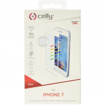 Pantalla Protectora Celly Antiblu Ray Crystalline iPhone 7 blanco