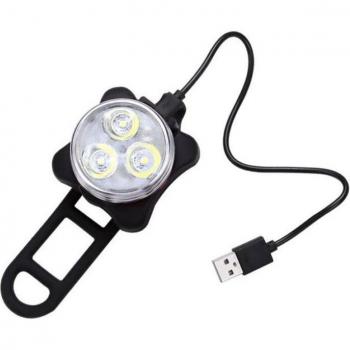 Ampoule LED portable pour chien, étanche, USB, 4 couleurs