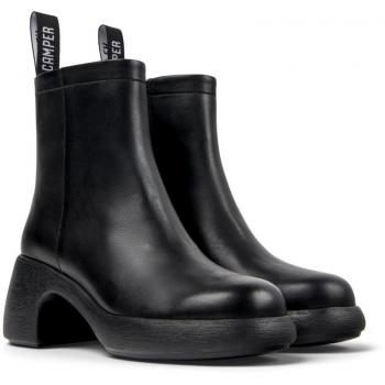 Botines Camper Thelma II con tacón de piel lisa, talla 40