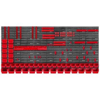 KADAX Red 174 × 78 cm Workshop Wall Panels (110 pcs)