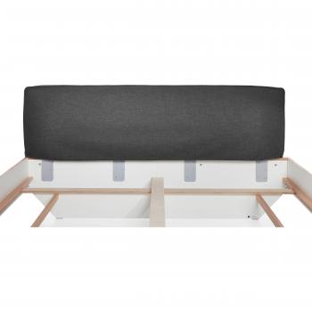 Müller SMALL LIVING FLAI Polsterkopfteil – Größe B/H/T: 123,6 cm × 85 cm × 13 cm
