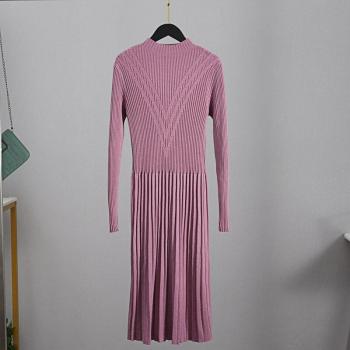Chic Long Knit Maxi Sweater Dress