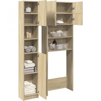 Mobili Bagno Duo Rovere Sonoma Legno Multistrato