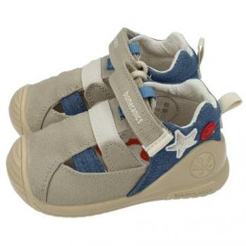 Sandalias Biomecanics 252176 Beige con Cierre Adherente