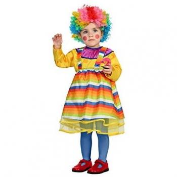 Déguisement Clown Mignon – Robe Trapèze Colorée (12-24 mois)