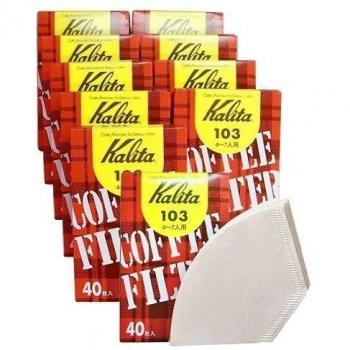 Kit de Filtros Kalita 103 – 400 Piezas, Blanco Elegante, Uso Exterior