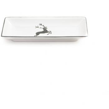 Cuenco de Cerámica Gris con Ciervo Gmundner 22x11cm