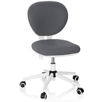 Chaise de bureau enfant KID VIVO Tissu Gris