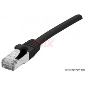 Patchkabel 3 m Cat. 6a F/UTP LSZH snagless – Schwarz