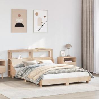 Wooden Bed Frame 120x190cm – Small Double, Pine – No Mattress