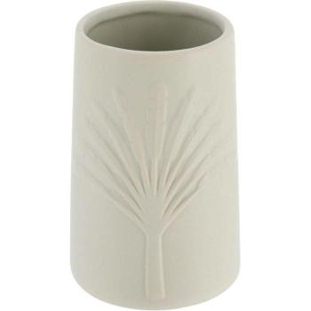 Mug en grès motif palmier