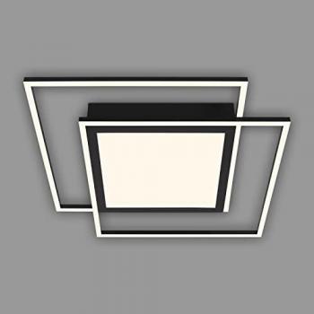 Brilo Frame Center Lampeggio Nero 51,5x51,5cm 3000K 51W