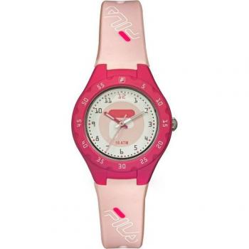 Fila Kids' 30mm Pink Silicone Watch
