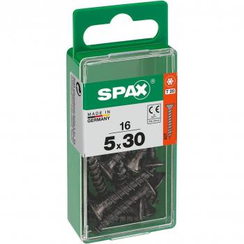 Vite Spax zincata nera 5 x 30 mm 16 pz