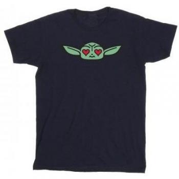T-shirt nera per bambini Star Wars The Mandalorian con Grogu
