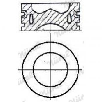 Piston NÜRAL 87-142000-00 pour moteur
