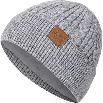 Gorro de punto unisex con forro de piel