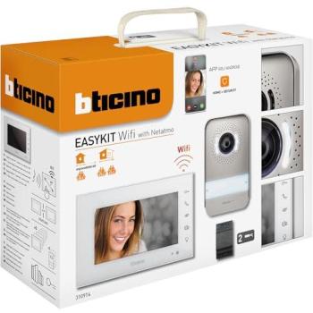 BTicino Videocitofono IP EasyKit 7” – 2 fili, compatibilità 2 famiglie