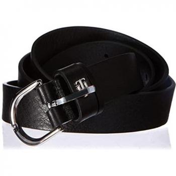 Tommy Hilfiger Black 2.5 TH Timeless Belt for Women