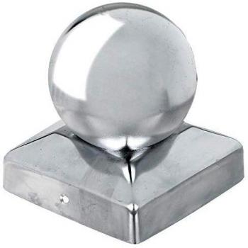 Pfostenkappe Edelstahl 90 mm