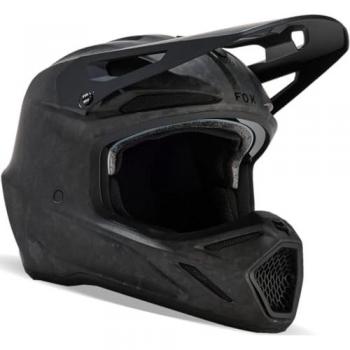 Crosshelm FOX V3 RS Carbon Mattschwarz L 59-60cm